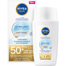 Nivea Sun Ultra Light Tinted Fluid SPF 50+ - Ultralehk&yacute; t&oacute;novac&iacute; pleťov&yacute; fluid 40 ml