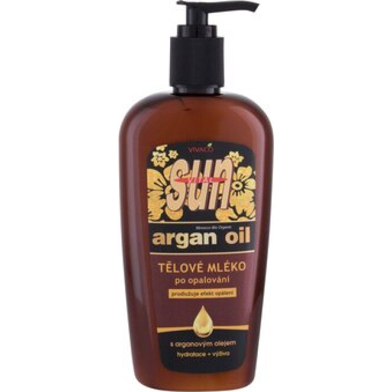Vivaco Sun Argan Oil After Sun Lotion - After-sun milk with argan oil to prolong the tan