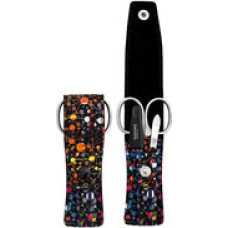 Dukas PL 872 - Travel manicure set 3 pieces black colorful