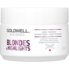 Goldwell Dualsenses Blondes & Highlights 60 Sec Treatment - Regenerating mask neutralizing yellow tones of hair