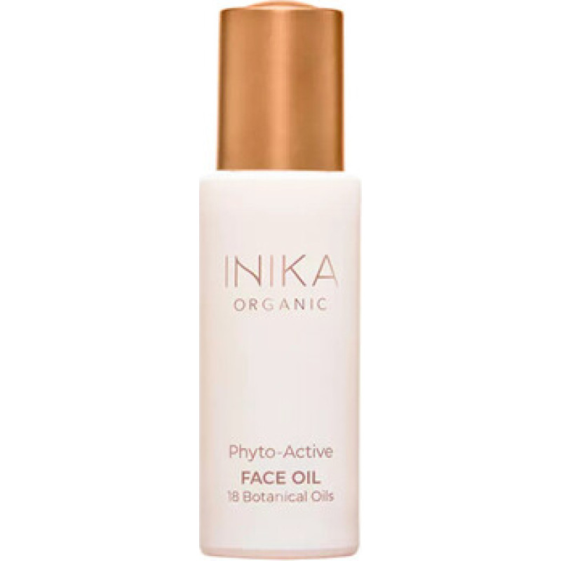 Inika Organic Phyto-Active Face Oil - Pleťov&yacute; olej s rostlinn&yacute;mi v&yacute;tažky