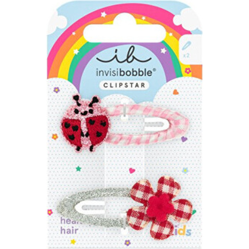 Invisibobble Snap Clip Kids Happy Ladybird - Sponka do vlasů 2 ks