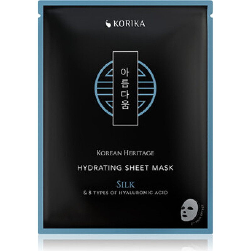 Korika Korean Heritage Hydrating Sheet Mask - Hydratačn&iacute; pl&aacute;t&yacute;nkov&aacute; maska s 8 typy kyseliny hyaluronov&eacute;