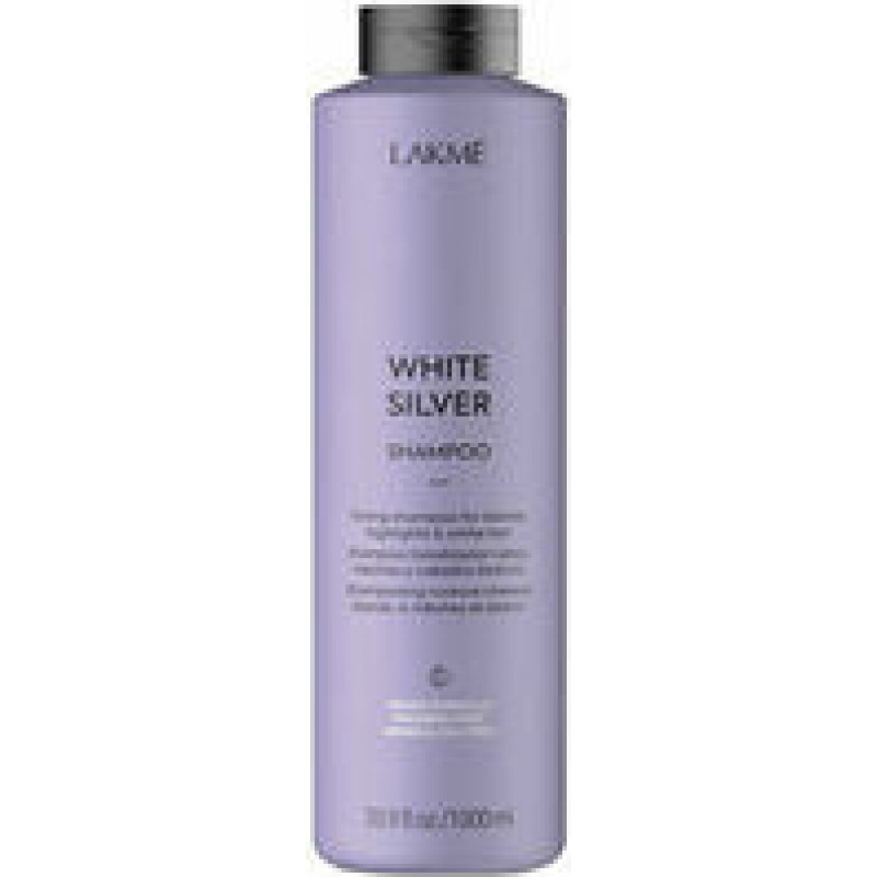 Lakm&eacute; Teknia White Silver Shampoo - Neutralizuj&iacute;c&iacute; &scaron;ampon pro platinově blond a &scaron;ediv&eacute; vlasy