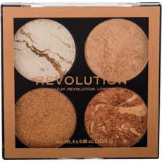 Makeup Revolution Cheek Kit Palette - Palette of brighteners and bronzers 8 g