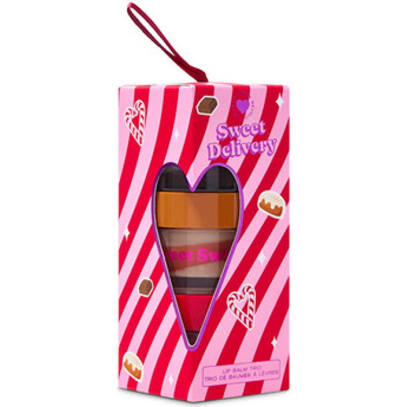 Makeup Revolution I &hearts; Revolution Sweet Delivery Lip Balm Trio - D&aacute;rkov&aacute; sada