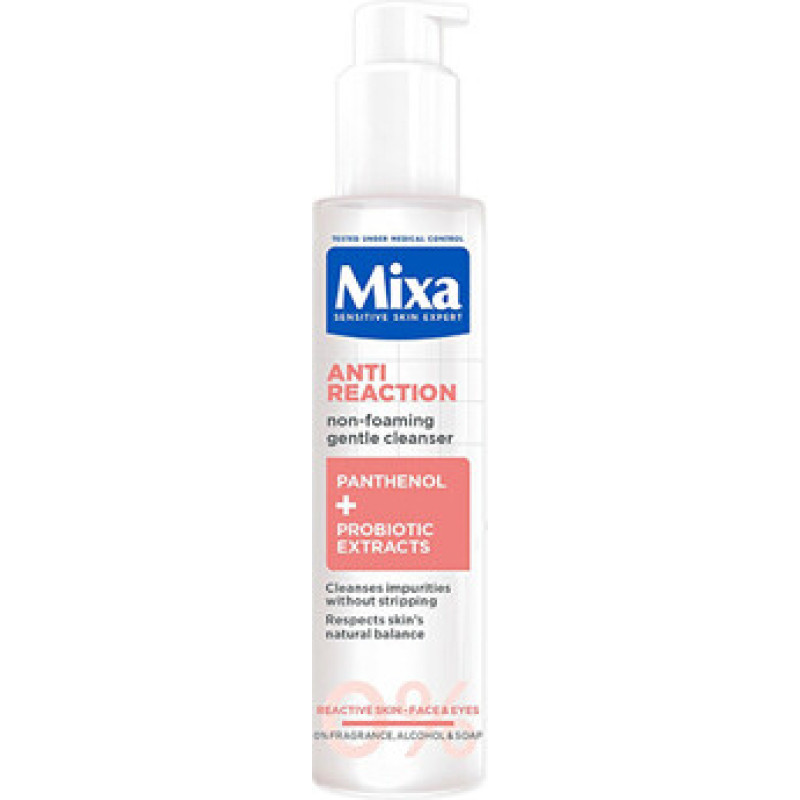 Mixa Anti-Reaction Cleanser - Zklidňuj&iacute;c&iacute; čistic&iacute; gel