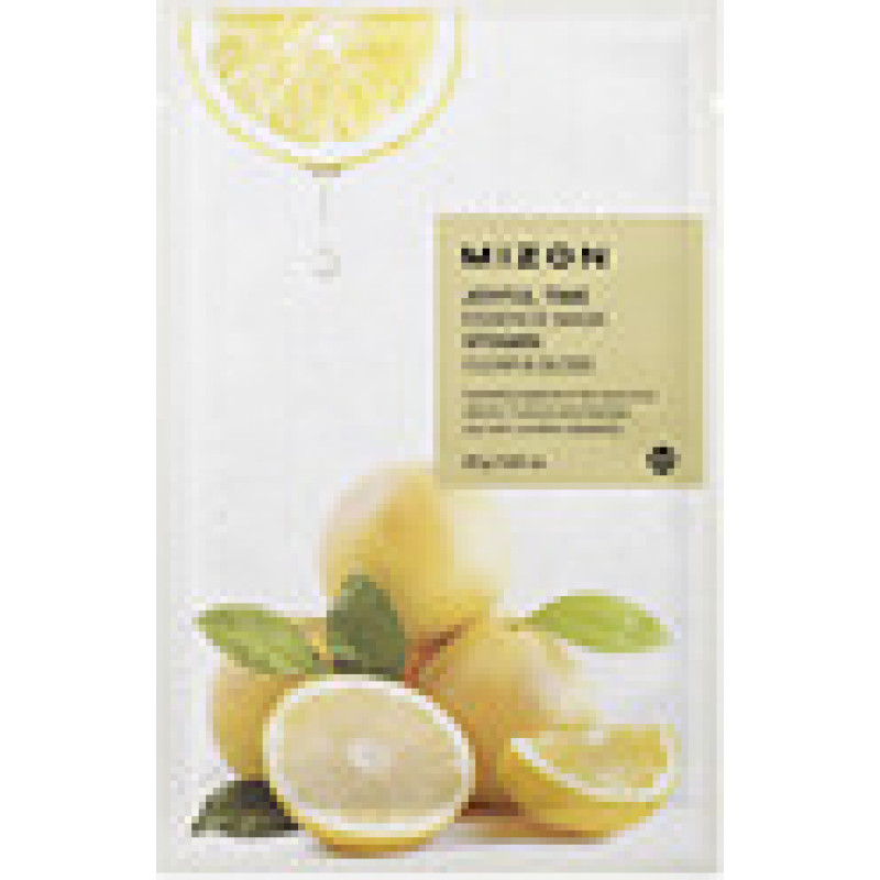Mizon 3D Face Mask with Vitamin C for Brilliance and Vitality Joyful Time (Essence Mask Vitamin) 23 g