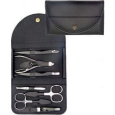 Solingen Manik&uacute;ry Genuine Leather (L 58171 N + G) luxury manicure skin