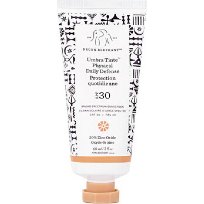 Drunk Elephant Umbra Tinte Physical Daily Defense SPF 30  - T&oacute;novan&yacute; pleťov&yacute; kr&eacute;m na opalov&aacute;n&iacute;
