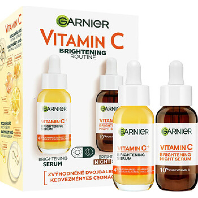 Garnier Vitamin C Brightening Routine Set - D&aacute;rkov&aacute; sada p&eacute;če o pleť