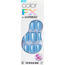 Impress Color FX - Meta - Nalepovac&iacute; nehty 30 ks