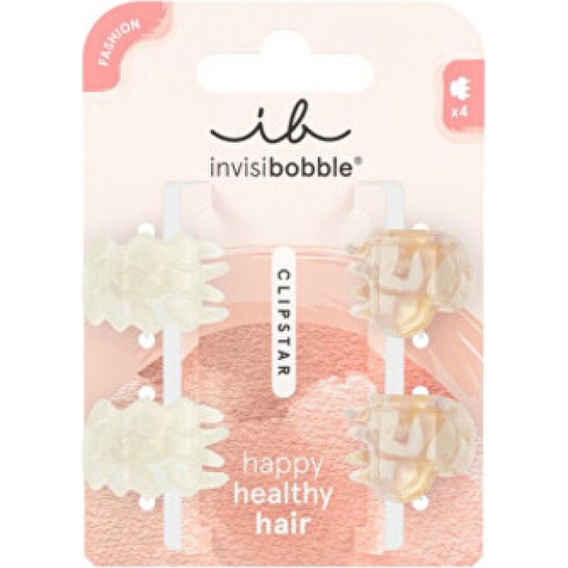 Invisibobble Clipstar XS Petit Rainbow - Skřipec do vlasů 4 ks
