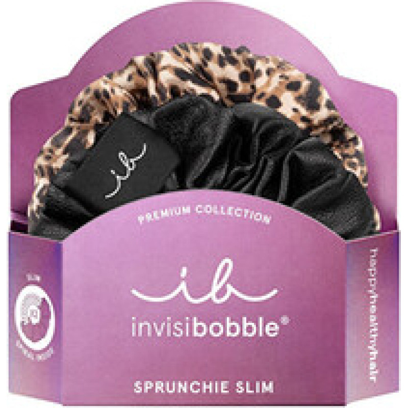 Invisibobble Sprunchie Slim Premium Leo is the New Black - Gumička do vlasů ( 2 ks )
