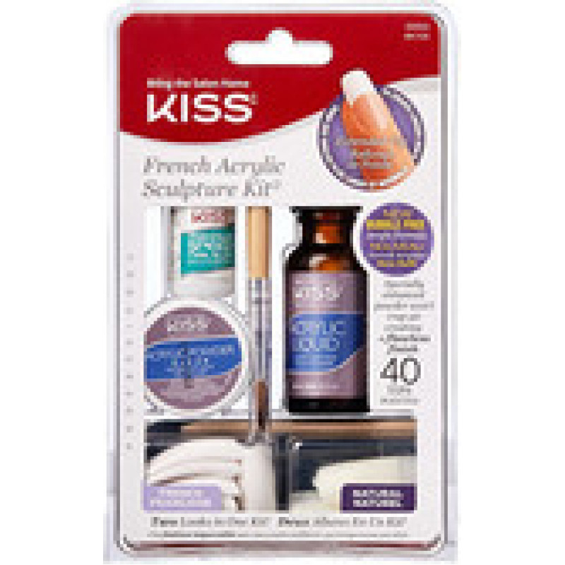 Kiss My Face French Sculpture Acrylic Kit - Acrylic set of french manicure