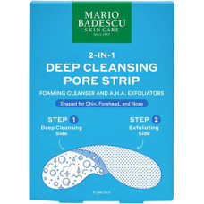 Mario Badescu 2-In-1 Deep Cleansing Pore Strip - 2 v 1 čistic&iacute; p&aacute;ska na p&oacute;ry ( 6 ks )