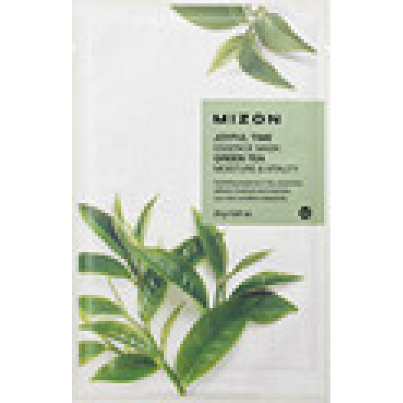 Mizon Joyful Time (Essence Mask Green Tea) Face Mask with Green Tea for Hydration and Vitality