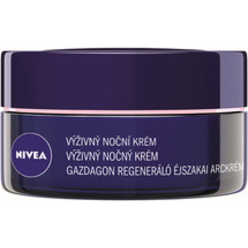 Nivea Nourishing Regenerating Night Cream for Dry and Sensitive Skin 50 ml Aqua Effect