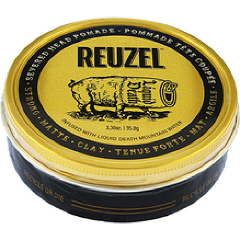 Reuzel Severed Head Clay Pomade -Clay pomade for strong strengthening and a matte look