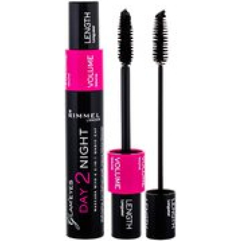 Rimmel Day 2 Night Mascara - Double mascara for extension and volume of lashes 9 ml