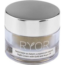 Ryor Argan Care with Gold Night Cream - Nočn&iacute; kr&eacute;m se zlatem a arganov&yacute;m olejem