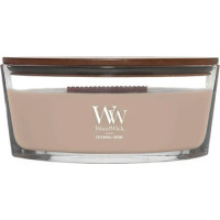 Woodwick Patchouli Cr&eacute;me Loď ( kr&eacute;m z pačuli ) - Vonn&aacute; sv&iacute;čka