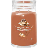 Yankee Candle Pumpkin Cinnamon Swirl Candle ( d&yacute;ňovo-skořicov&yacute; &scaron;nek ) - Vonn&aacute; sv&iacute;čka