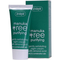 Ziaja Night Cream Gently Exfoliating Manuka Tree Purifying 50 ml
