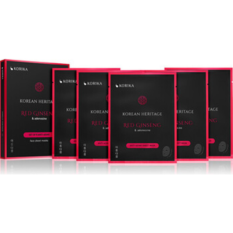 Korika Korean Heritage Mask Set - Sada pl&aacute;t&yacute;nkov&yacute;ch masek proti st&aacute;rnut&iacute;