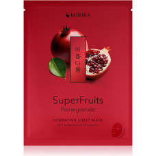 Korika Superfruits Gran&aacute;tov&eacute; jablko Hydrating Sheet Mask - Hydratačn&iacute; pl&aacute;t&yacute;nkov&aacute; maska