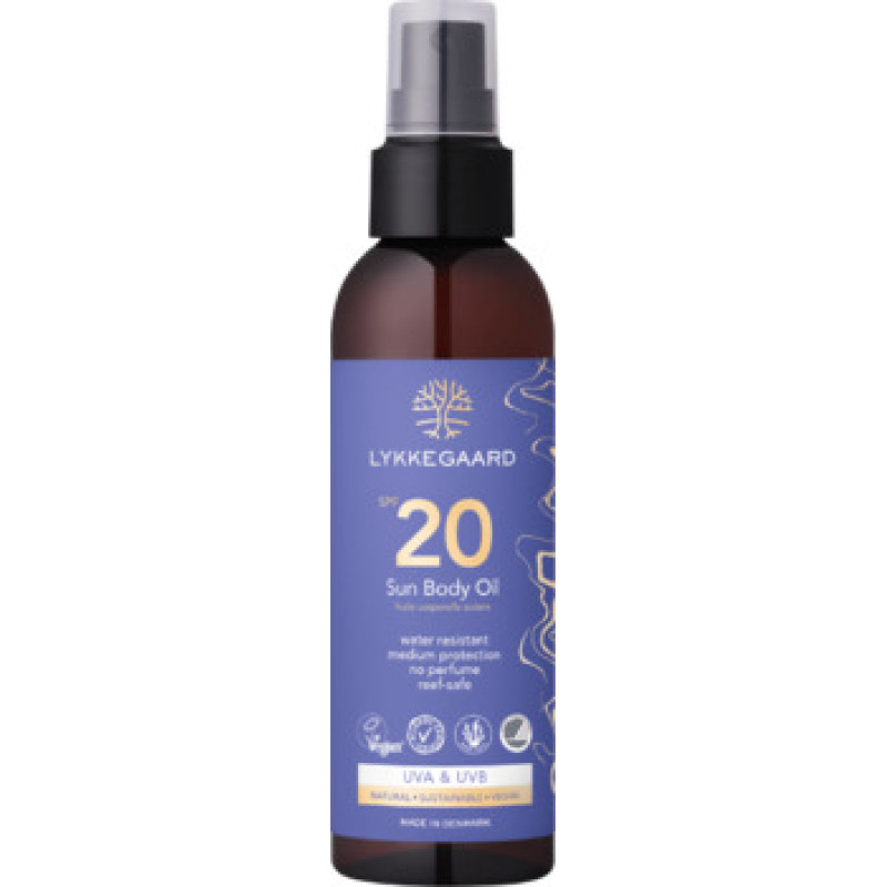 Lykkegaard Sun Body Oil SPF 20 - Olej na opalov&aacute;n&iacute;