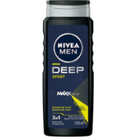 Nivea Deep Sport Men Body, Face & Hair Shower Gel