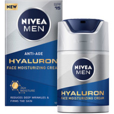 Nivea Men Hyaluron Face Moisturizing Cream SPF 15 - Moisturizing anti-wrinkle cream