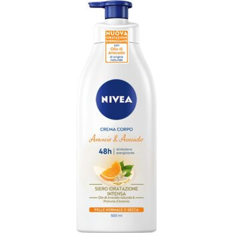 Nivea Orange Flower & Avocado Body Milk - Hydratačn&iacute; tělov&eacute; ml&eacute;ko