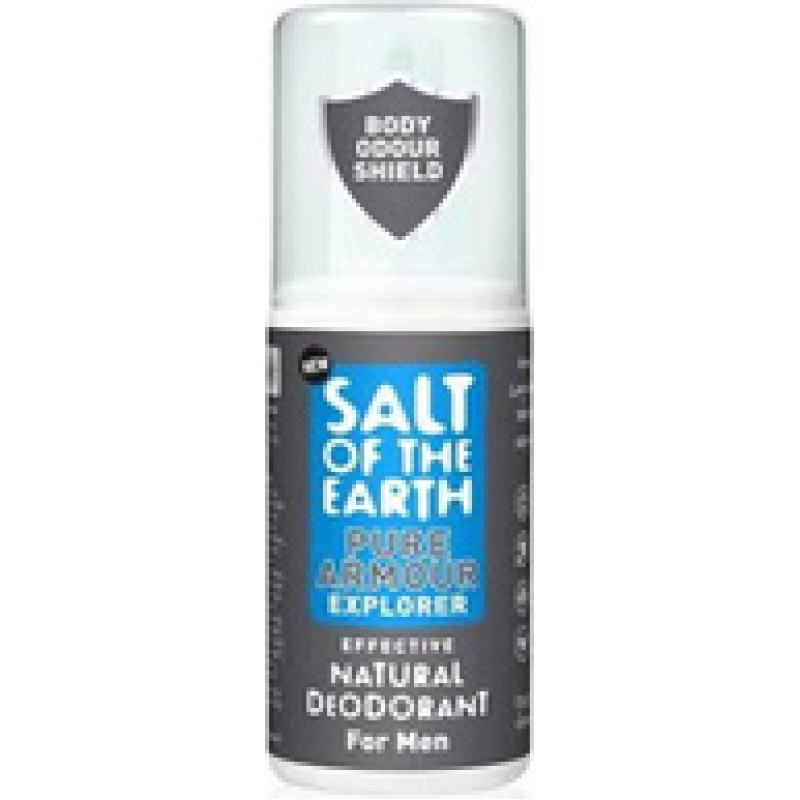 Salt-Of-The-Earth Male Deodorant Pure Armor Explorer ( Natura l Deodorant) 75 ml