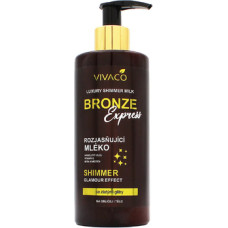Vivaco Bronze Express - Rozjasňuj&iacute;c&iacute; tělov&eacute; ml&eacute;ko s glitry