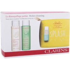 Clarins Cleansing Milk With Gentian Cleansing Set - Gift set of cleansing cosmetics