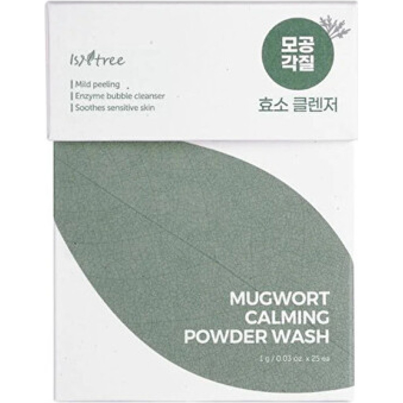 Isntree Mugwort Calming Powder Wash - Zklidňuj&iacute;c&iacute; čistic&iacute; pr&aacute;&scaron;ek