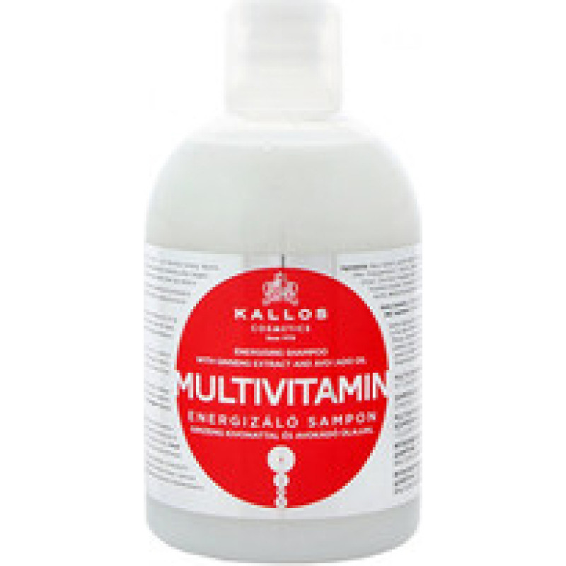 Kallos Multivitamin Shampoo with Ginseng Extract and Avocado Oil