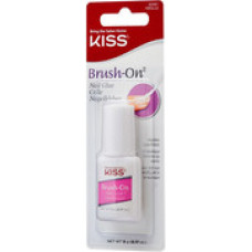 Kiss My Face Brush-On Nail Glue - Quick-drying nail glue with an application brush