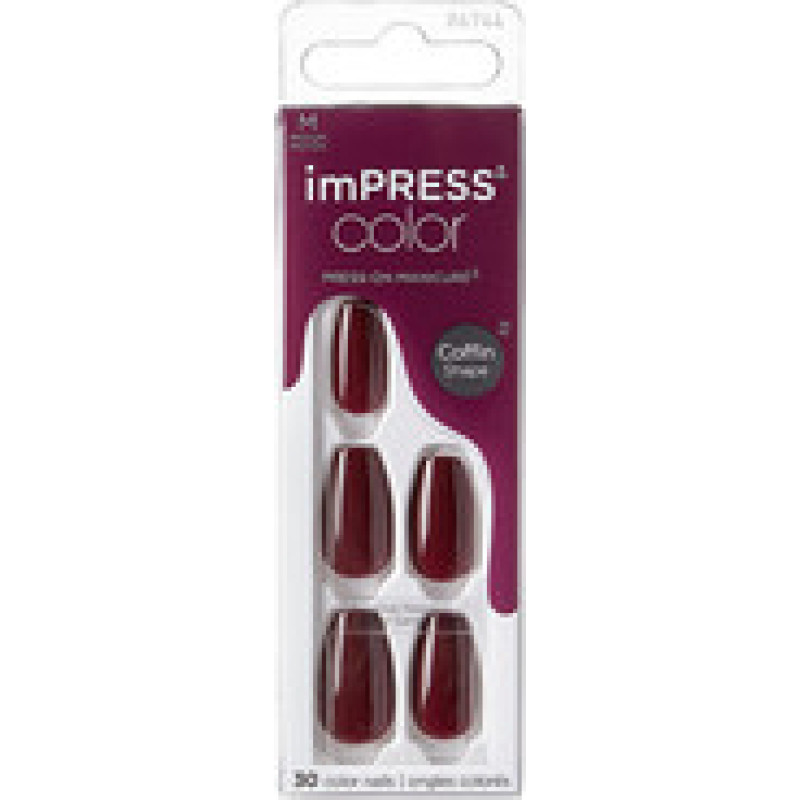 Kiss My Face ImPRESS Color MC Winery in NYC Nails 30 pcs