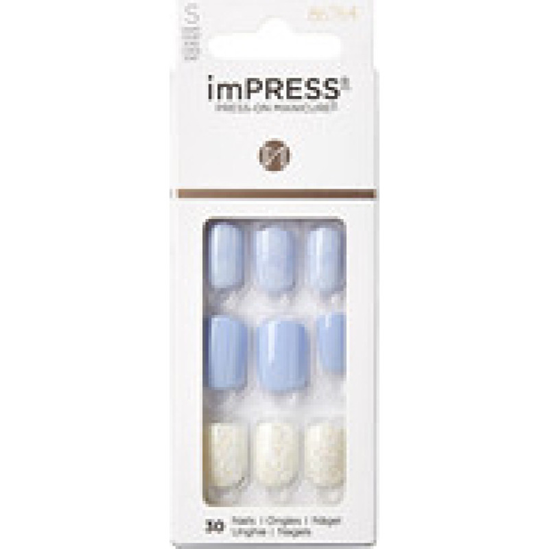 Kiss My Face imPRESS Nails Lavender Whisper 30 pcs