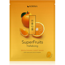 Korika Superfruits Hallabong Brightening Sheet Mask - Rozjasňuj&iacute;c&iacute; pl&aacute;t&yacute;nkov&aacute; maska