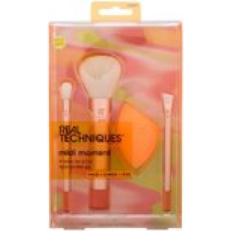 Real Techniques Midi Moment Brush + Sponge Set - Sada aplik&aacute;torů