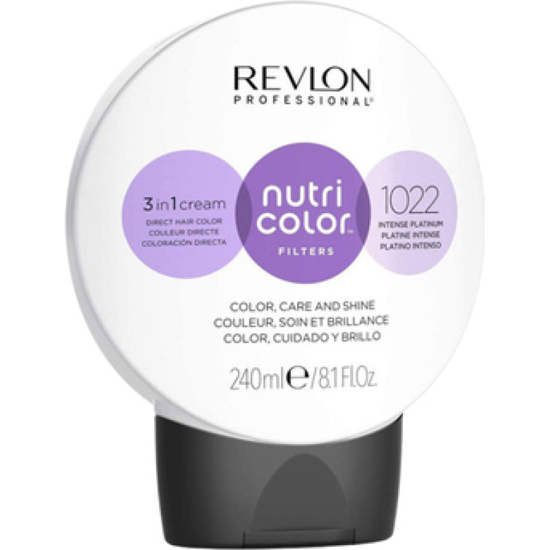 Revlon Professional Nutri Color Filters 3in1 Cream - Vyživuj&iacute;c&iacute; maska s barevn&yacute;mi pigmenty pro oživen&iacute; barvy 240 ml