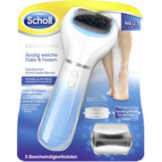 Scholl Velvet Smooth - Electric foot file and medium-rough rotary head