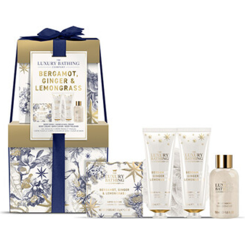 The Luxury Bathing Company D&aacute;rkov&aacute; mini sada p&eacute;če o tělo ( Bergamot, Z&aacute;zvor & Lemongrass )