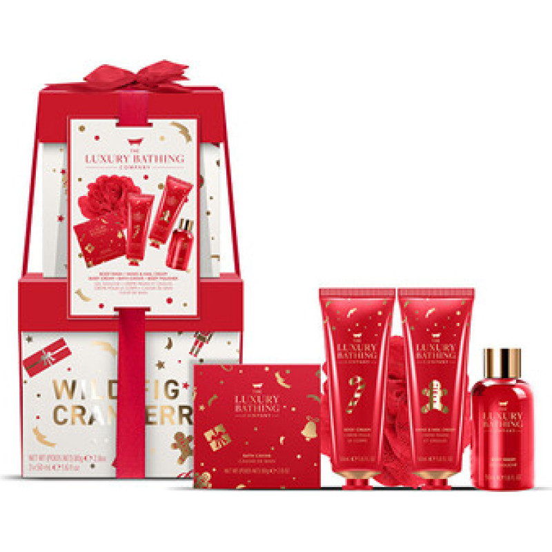 The Luxury Bathing Company D&aacute;rkov&yacute; set koupelov&eacute; p&eacute;če ( F&iacute;k & Brusinka )