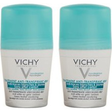 Vichy Traitement Anti-Transpirant 48H Roll-on ( 2 pcs ) - 48-hour ball antiperspirant against white and yellow spots
