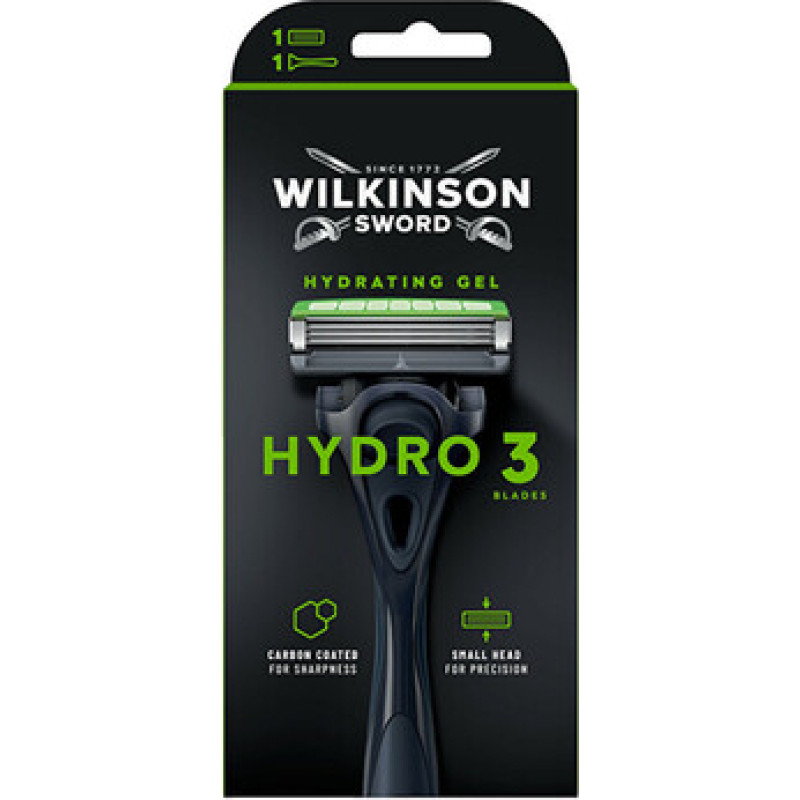 Wilkinson Sword Hydro 3 Black Edition - Holic&iacute; strojek + 1 hlavice